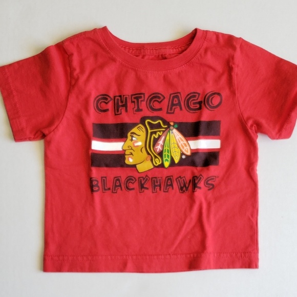 Chicago Blackhawks Kids Red Tshirt 2T - Picture 1 of 1
